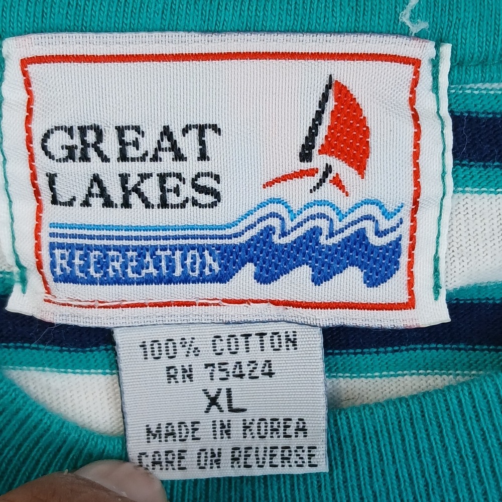 Great Lakes Recreation XL Mens T Shirt Boxy Drop Shoulder Oversized 24x29 - Picture 4 of 8